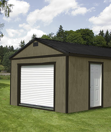 Garage Painted - Yoder's Portable Buildings Indiana
