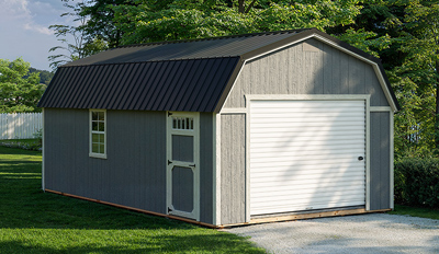 Yoder's Portable Buildings Lofted Garage